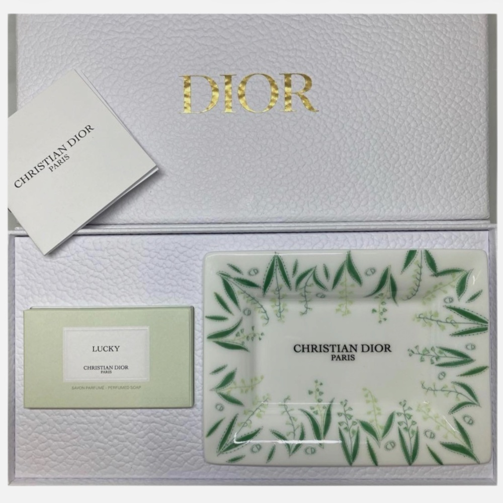 Christian Dior Soap & Dish Tray Set Limited VIP Gift New in Box BNIB - Picture 2 of 5
